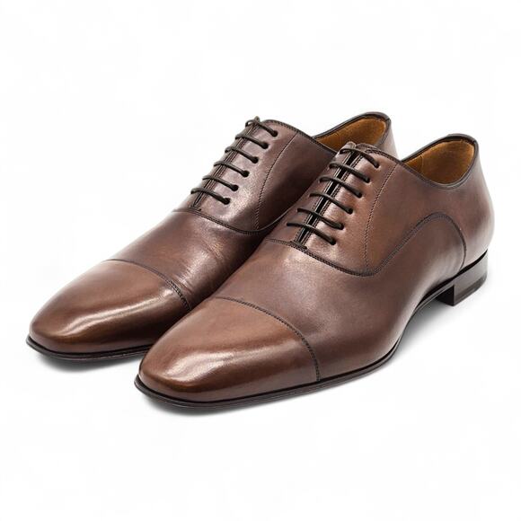Christian Louboutin Greggo Leather Oxford Shoes in Brown EU 43.5 US 10.5 - $995 - Picture 2 of 9